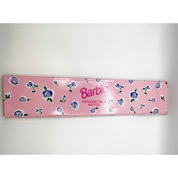 Vintage 1999 Avon Barbie Gingham Convertible Watch - Unused in Box - Picture 2 of 5